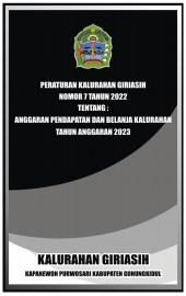 PERATURAN KALURAHAN GIRIASIH TENTANG APBKAL TAHUN 2023